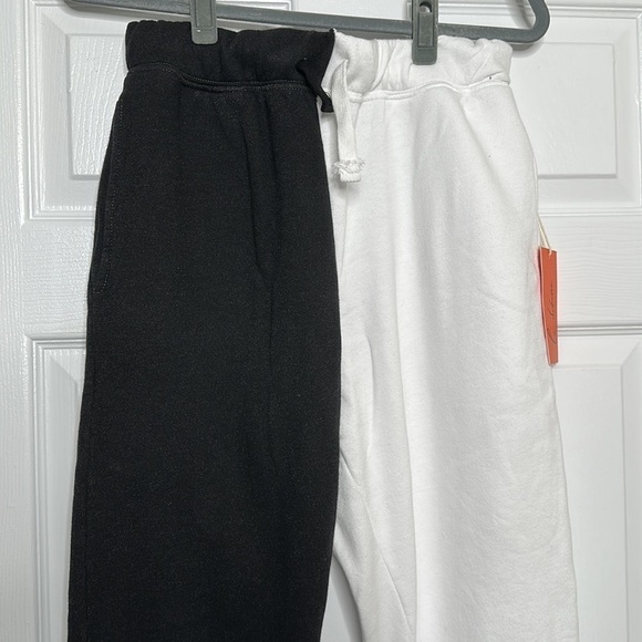 LA DETRESSE The Lovers black and white color block sweat pants jogger M NWT - Picture 6 of 10